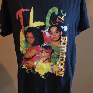 Black TLC No Scrubs Graphic T-Shirt
